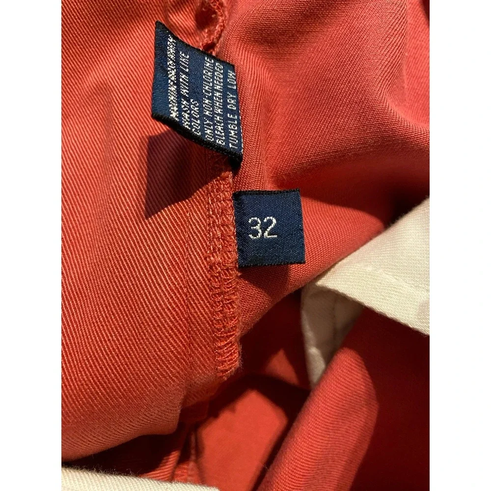 Vintage Polo By Ralph Lauren Shorts‎ chino prospect shorts Red Men's 32 Golf EUC
